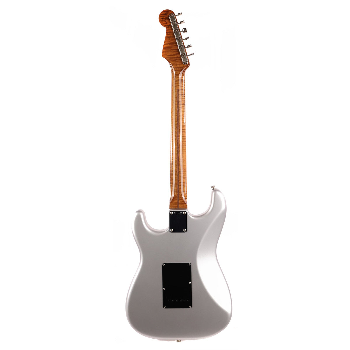 Fender Custom Shop '56 Stratocaster Matte Silver Primer Masterbuilt Dennis Galuszka 4A Roasted Flame Neck 2021 — 3