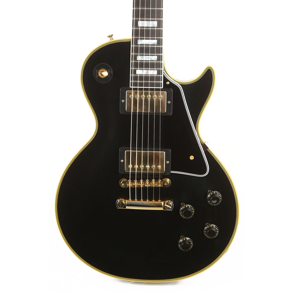 Gibson Custom Shop 1957 Les Paul Custom 2-Pickup Ebony Murphy Lab Ultra Light Aged — 1