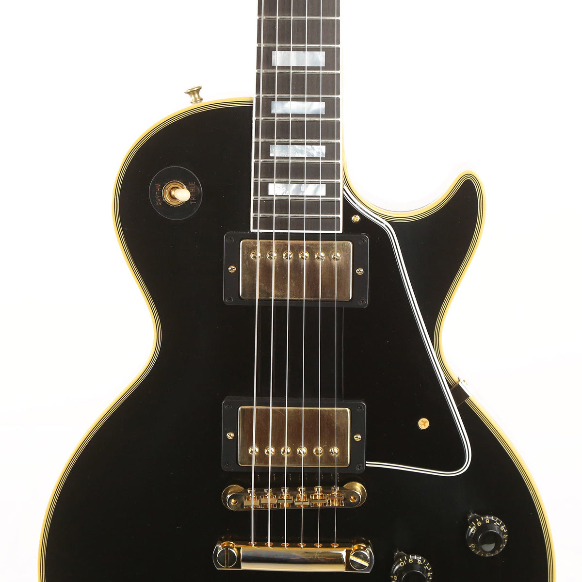 Gibson Custom Shop 1957 Les Paul Custom 2-Pickup Ebony Murphy Lab Ultra Light Aged — 6