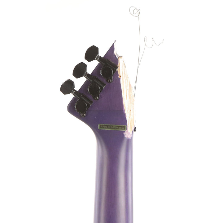 Kramer Assault Plus Trans Purple Burst Broken Headstock As-Is