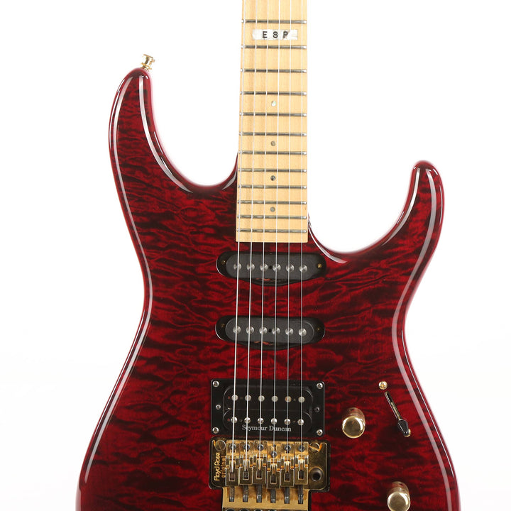 ESP The Mirage See-Thru Red Quilt Top Used