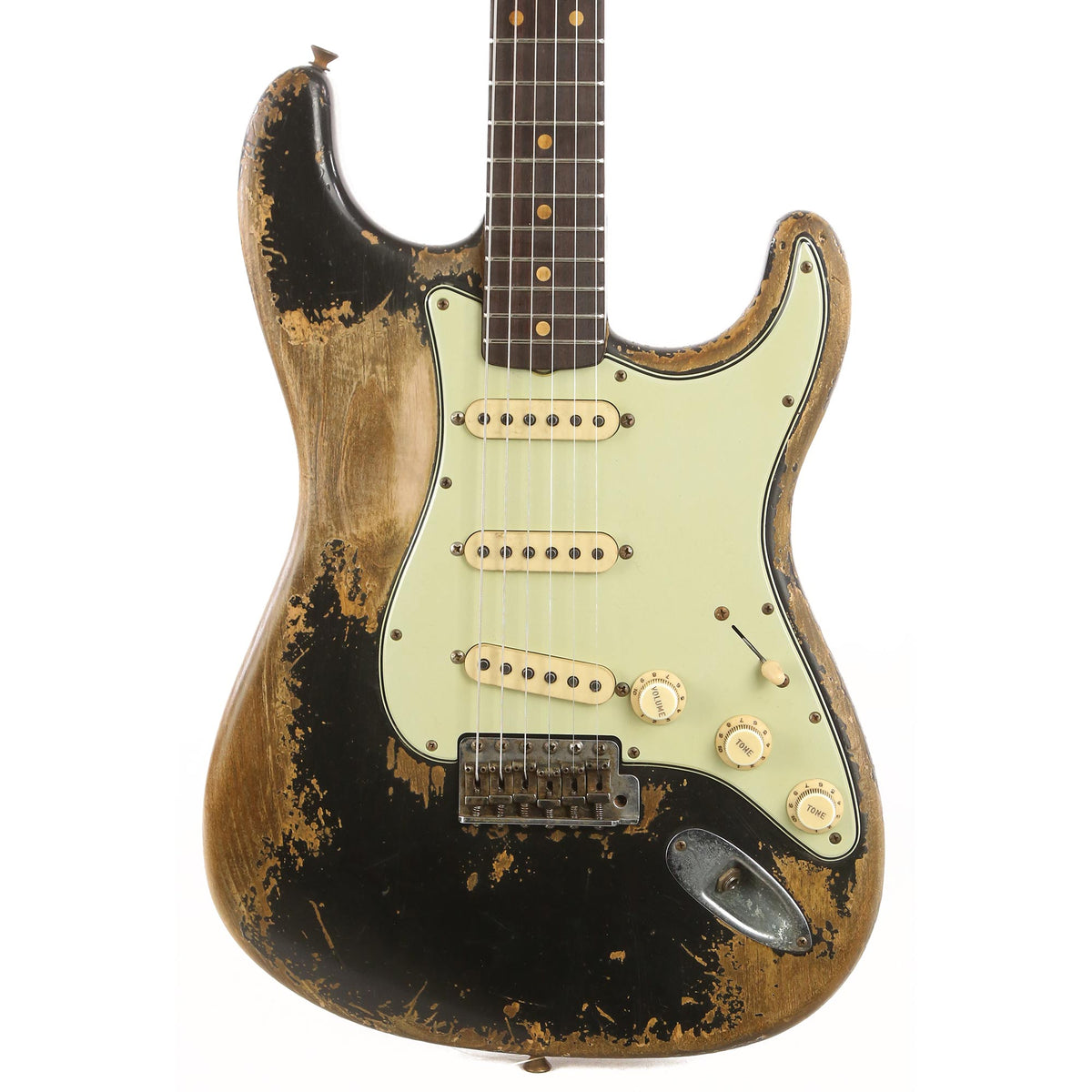 Fender Custom Shop 1960s Stratocaster Ultimate Relic Black Masterbuilt Vincent Van Trigt — 1