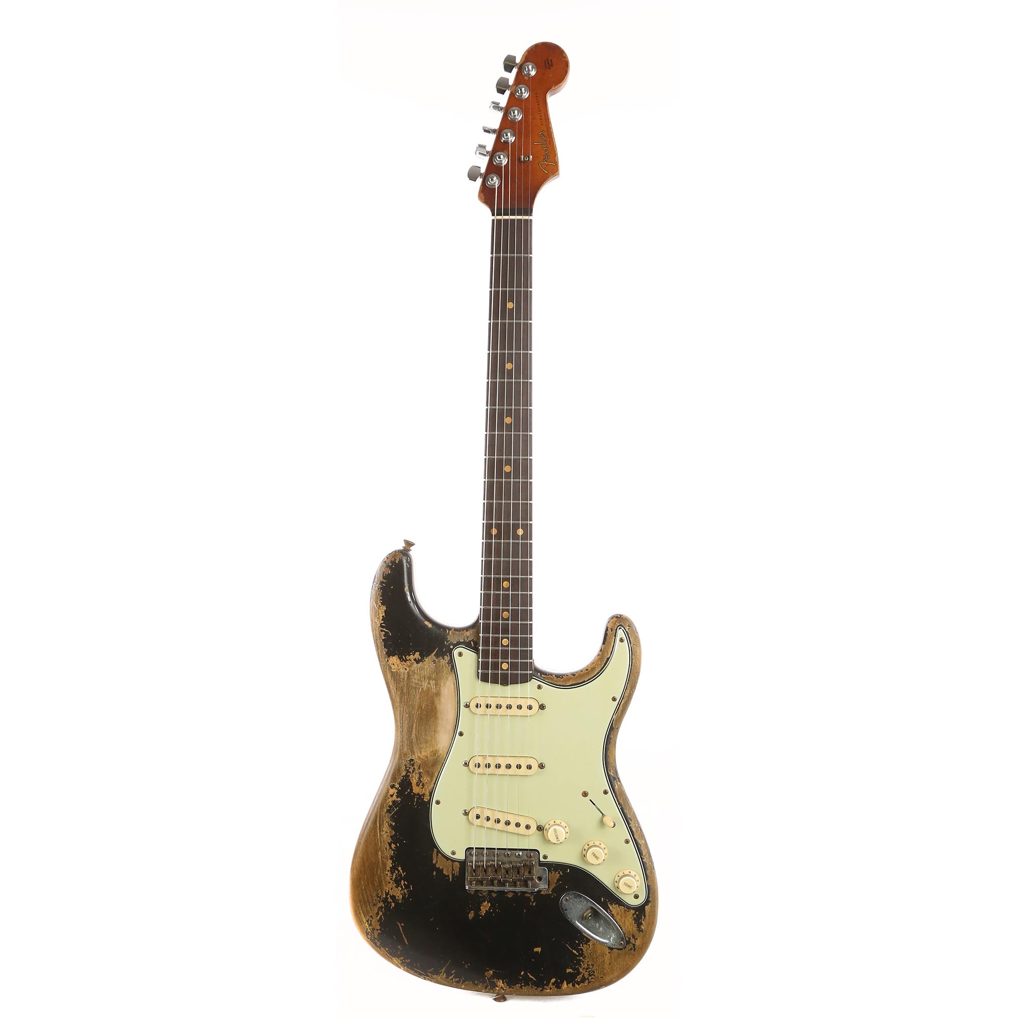 『R•Bカスタム』Fender Stratocaster Fender Custom Shop ZF Stratocaster Heavy Relic Black Music