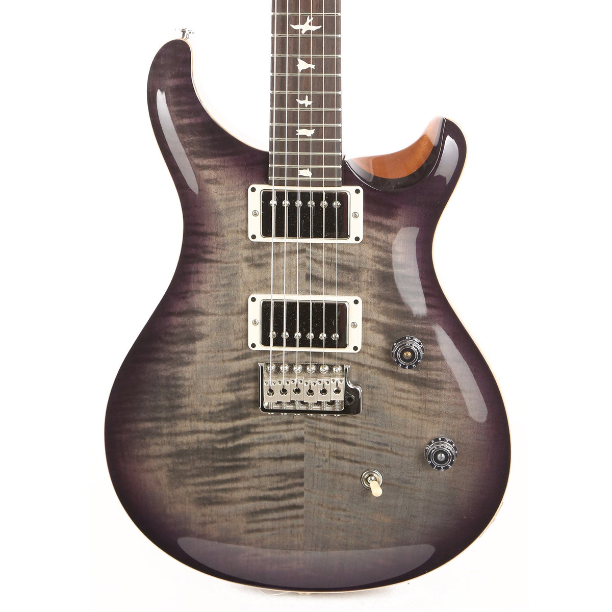 PRS CE24 Limited Edition Faded Gray Black Purple Burst Satin Neck 2020 — 1