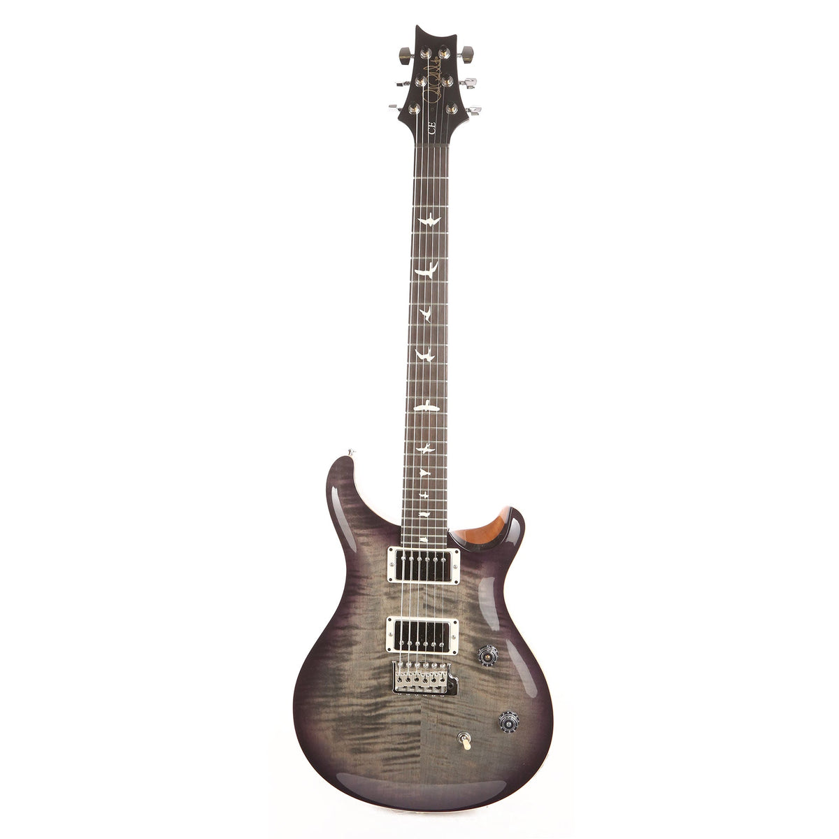PRS CE24 Limited Edition Faded Gray Black Purple Burst Satin Neck 2020 — 2