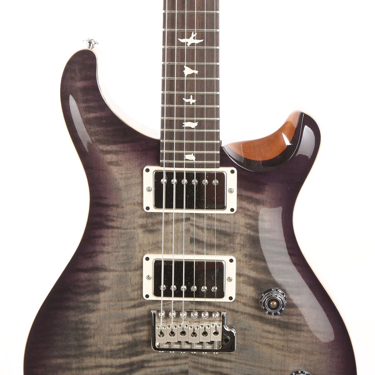 PRS CE24 Limited Edition Faded Gray Black Purple Burst Satin Neck 2020 — 6