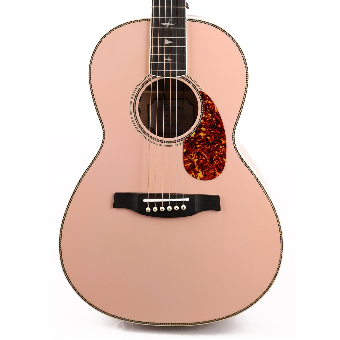 PRS SE PE Parlor Acoustic Electric Shell Pink   The Music Zoo