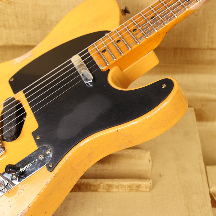 Fender Custom Shop ZF Nocaster Heavy Relic Aged Butterscotch Blonde