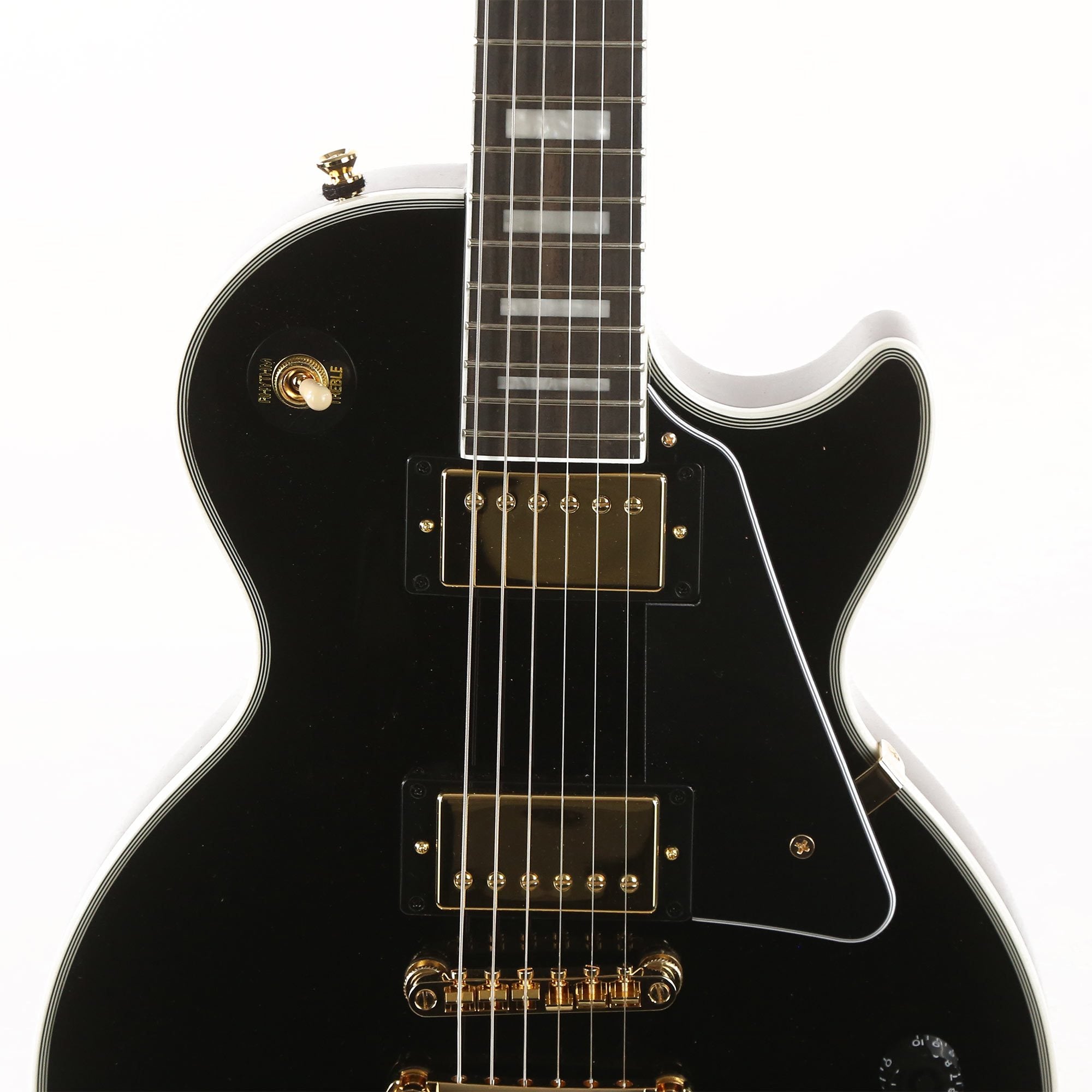 Epiphone Les Paul Custom Ebony Owned by Jay Jay French | The Music Zoo