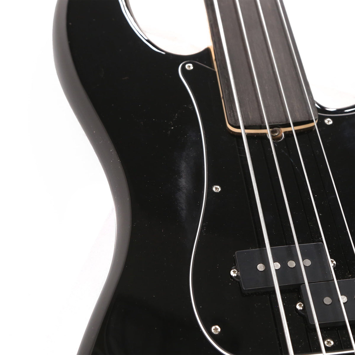 Fender Tony Franklin Fretless Precision Bass Black 2018 — 8