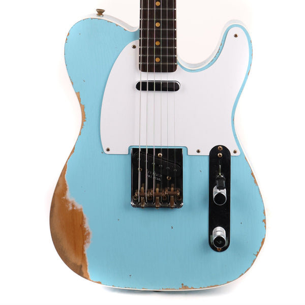 Fender Custom Shop 1960 Custom Telecaster Heavy Relic Daphne Blue