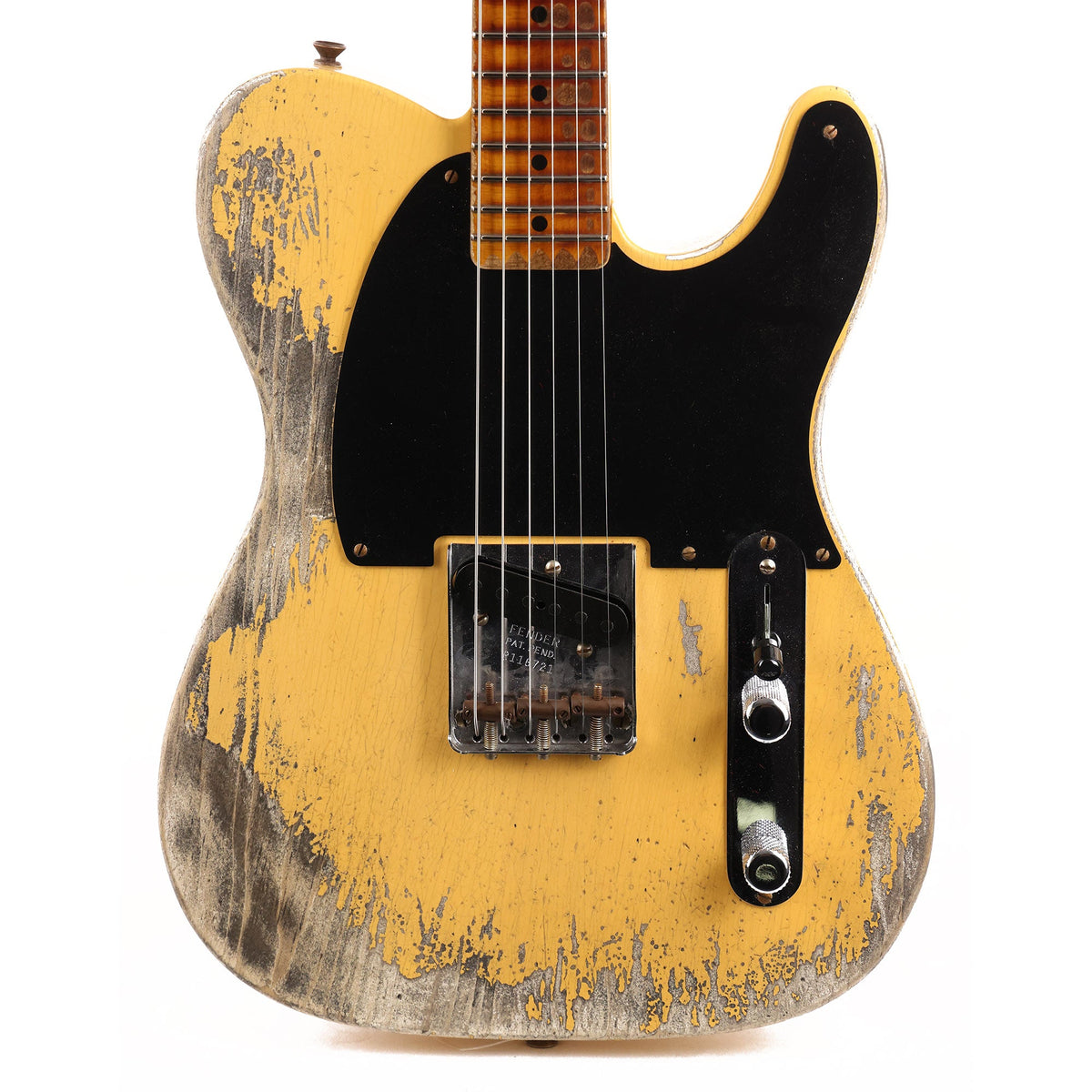 Fender Custom Shop Limited Edition 50s Pine Esquire Super Heavy Relic Aged Nocaster Blonde — 1
