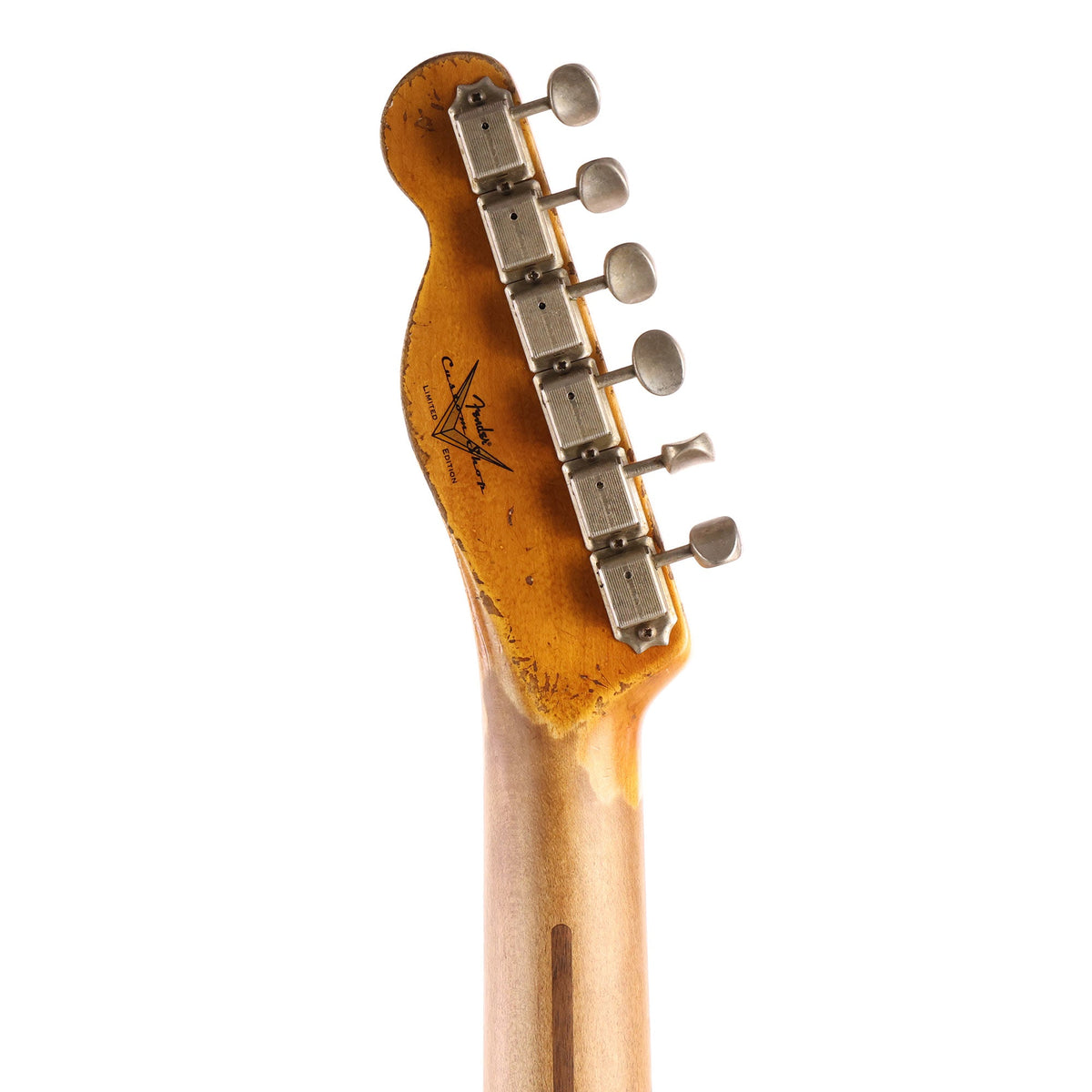 Fender Custom Shop Limited Edition 50s Pine Esquire Super Heavy Relic Aged Nocaster Blonde — 5