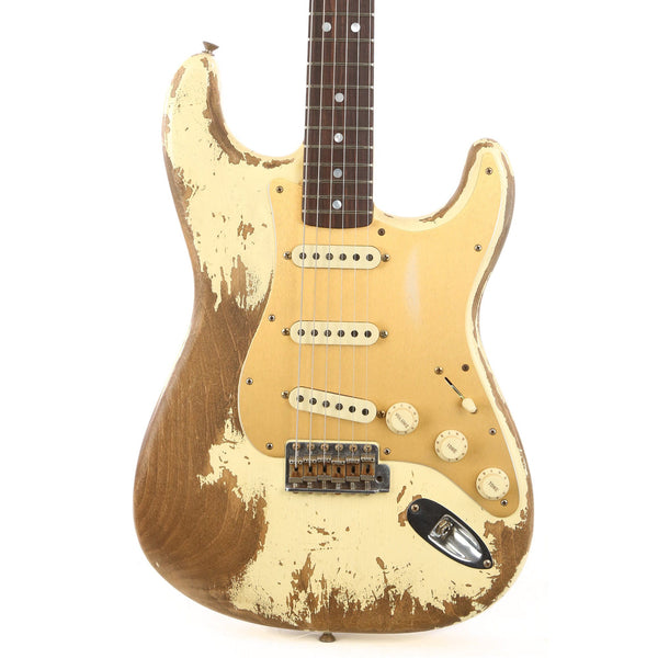 Fender Custom Shop Limited Big Head Stratocaster Super Heavy Relic Aged Vintage White 2020