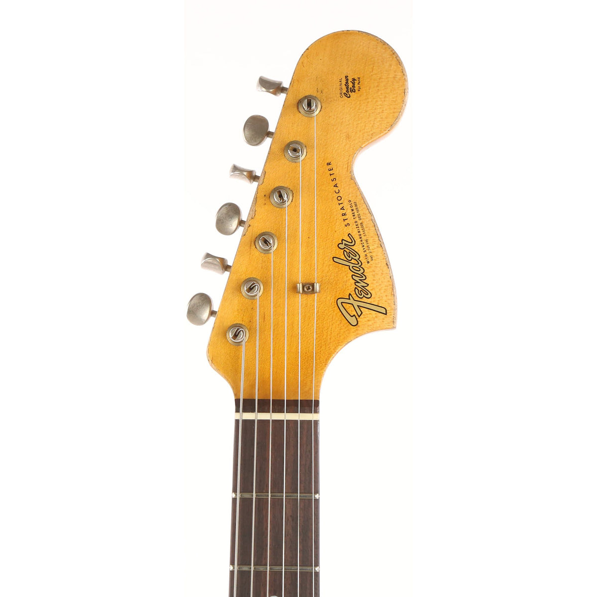 Fender Custom Shop Limited Big Head Stratocaster Super Heavy Relic Aged Vintage White 2020 — 4