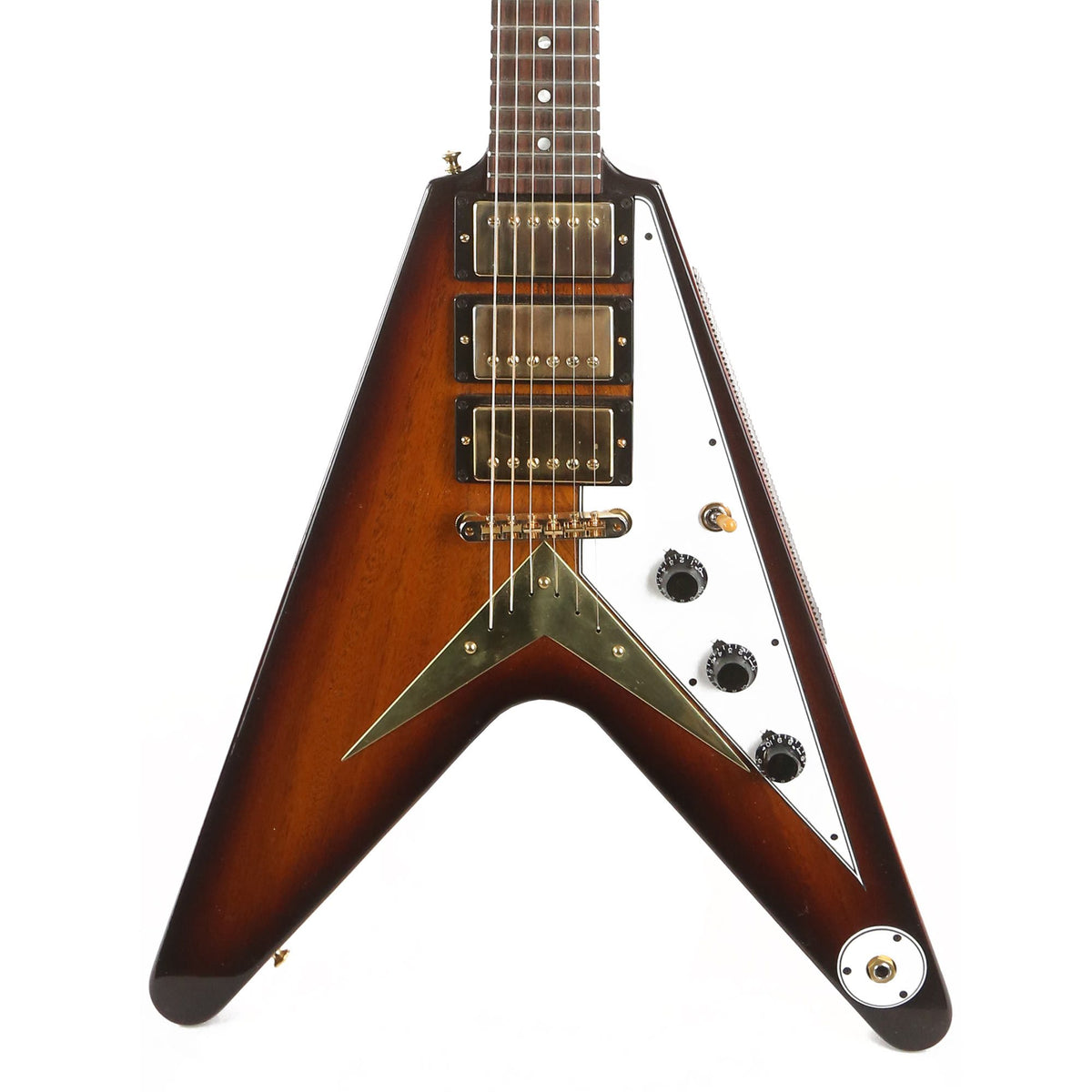 Gibson Custom Shop '58 Flying V Made 2 Measure Triple Humbucker Tobacco Sunburst 2020 — 1