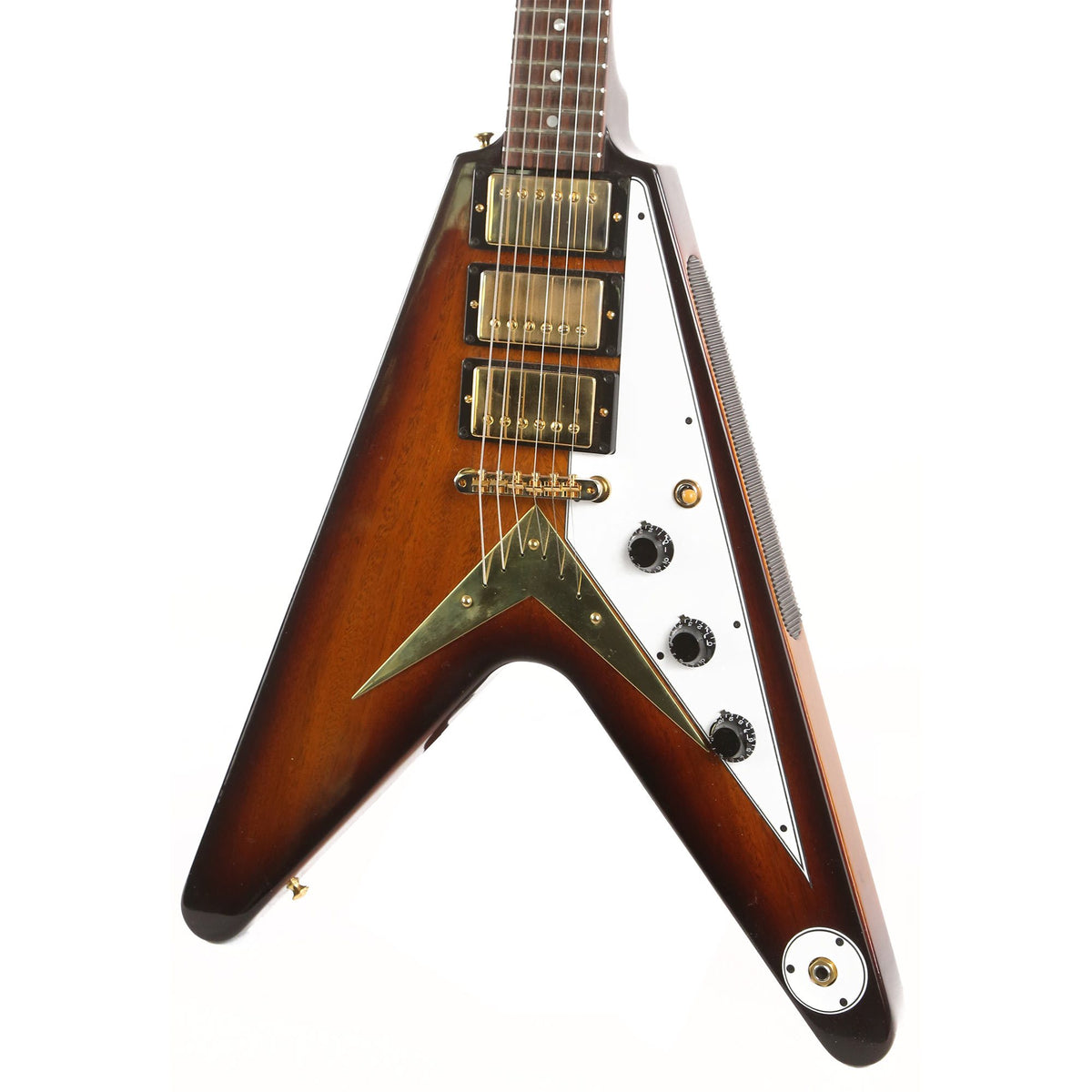 Gibson Custom Shop '58 Flying V Made 2 Measure Triple Humbucker Tobacco Sunburst 2020 — 7