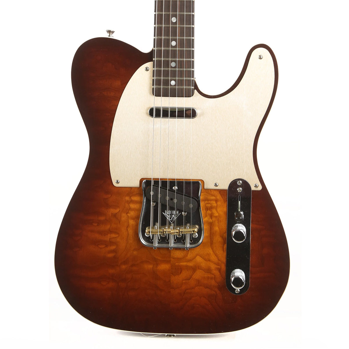 Fender Custom Shop Artisan Tamo Ash Telecaster Wide-Fade Chocolate 2-Color Sunburst 2019 — 1