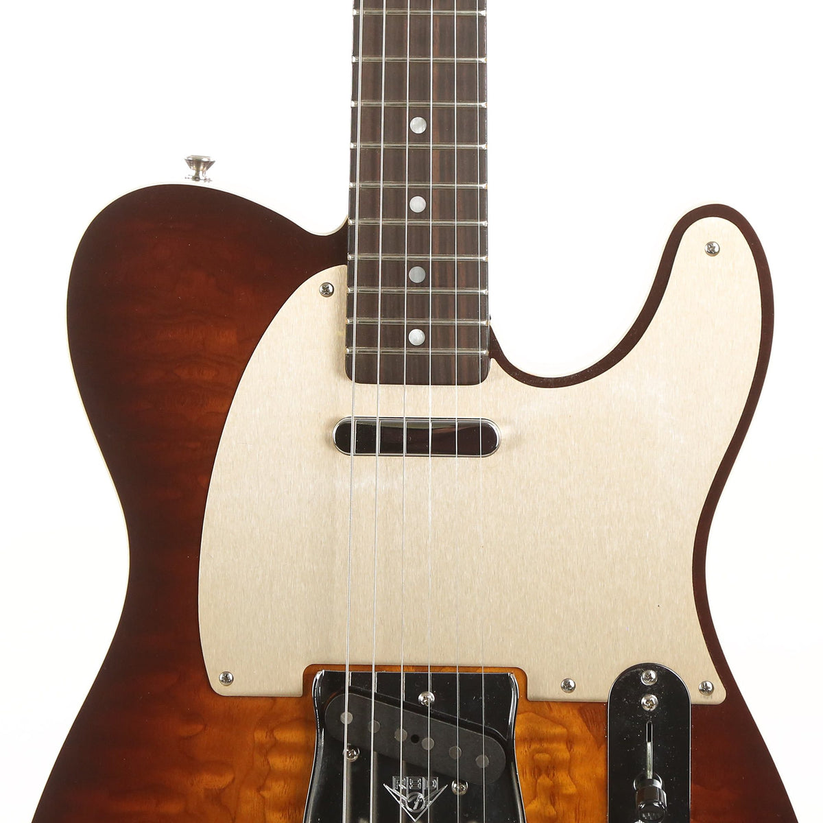 Fender Custom Shop Artisan Tamo Ash Telecaster Wide-Fade Chocolate 2-Color Sunburst 2019 — 6