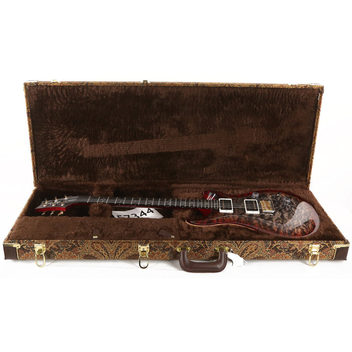 PRS Custom 24 Wood Library Artist Grade Quilt Maple Charcoal Cherry Burst 2019