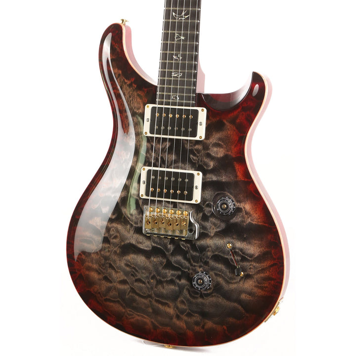PRS Custom 24 Wood Library Artist Grade Quilt Maple Charcoal Cherry Burst 2019