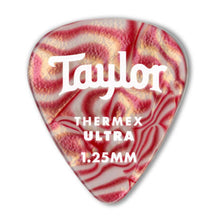 Taylor Premium 351 Thermex Picks Ruby Swirl 1.25mm 6-Pack
