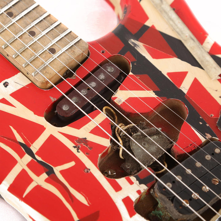 EVH Frankenstein Replica Limited Edition Red, White and Black Stripes