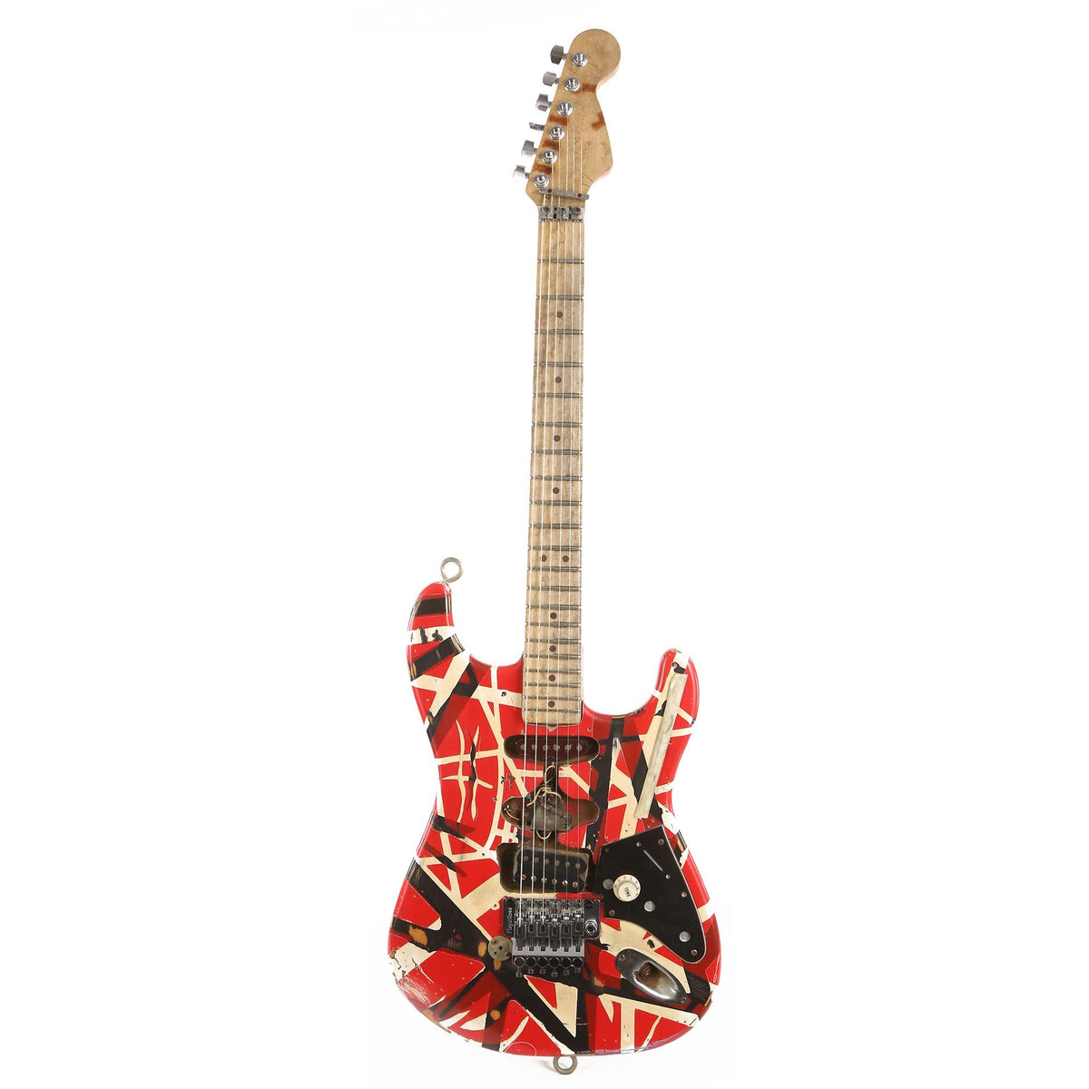 ◆大感謝祭!! HEADWAY EVH FRANKEN G1G22357 EVH Frankenstein Replica Limited Edition Red, White and Black