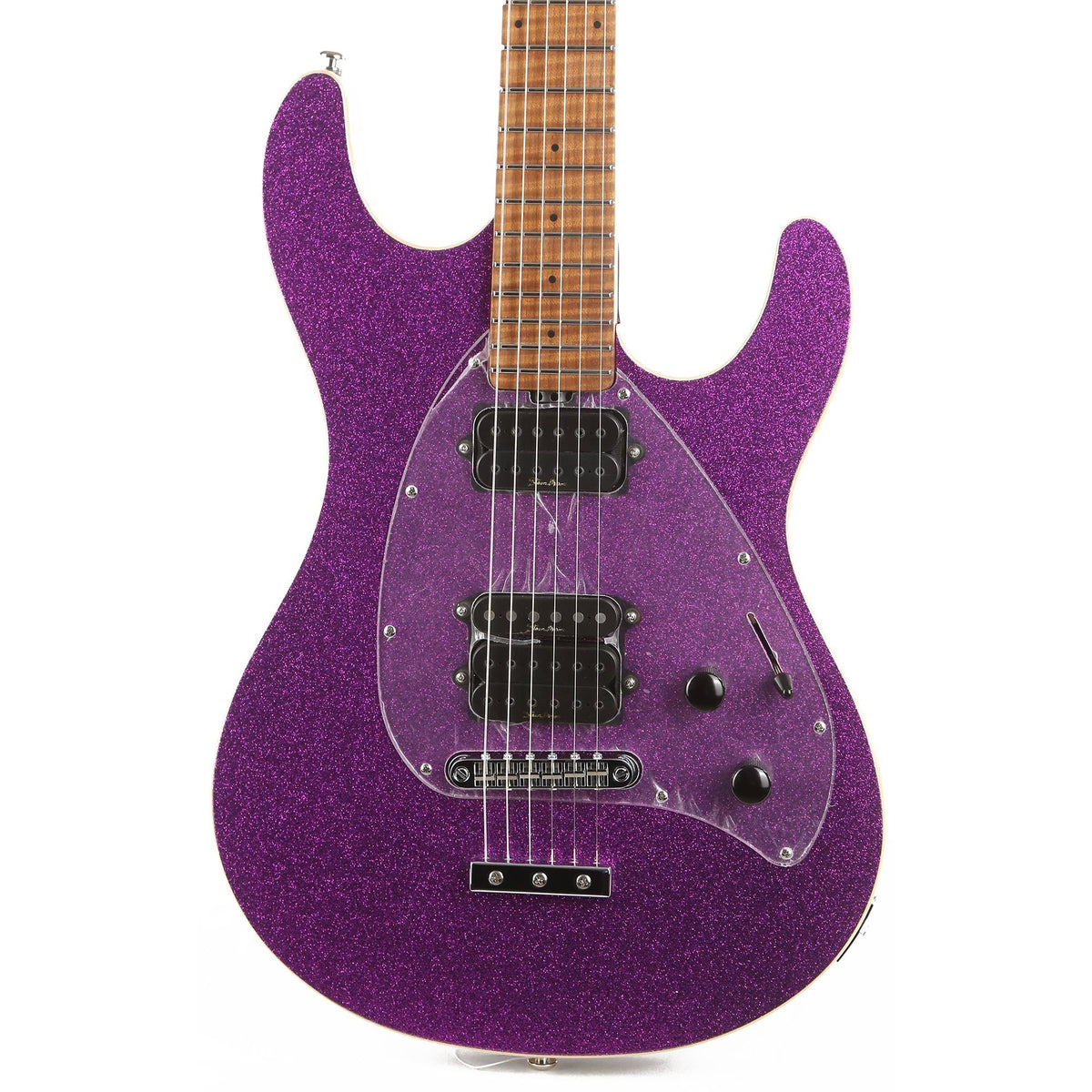 Ernie Ball Music Man Steve Morse Y2D Fuschia Sparkle Music Zoo Exclusive — 1