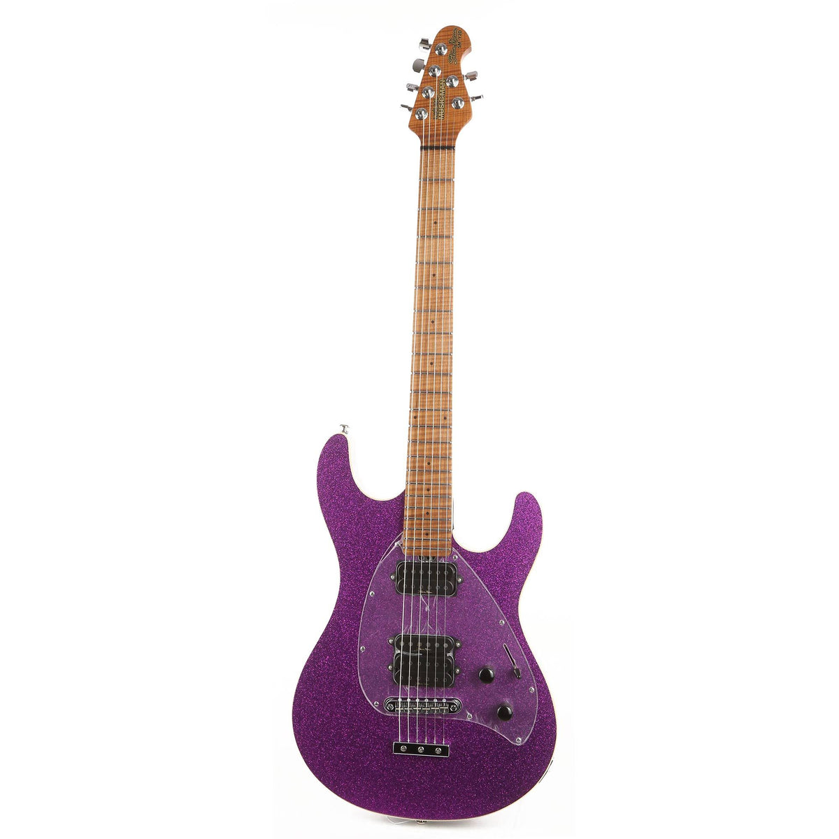 Ernie Ball Music Man Steve Morse Y2D Fuschia Sparkle Music Zoo Exclusive — 2