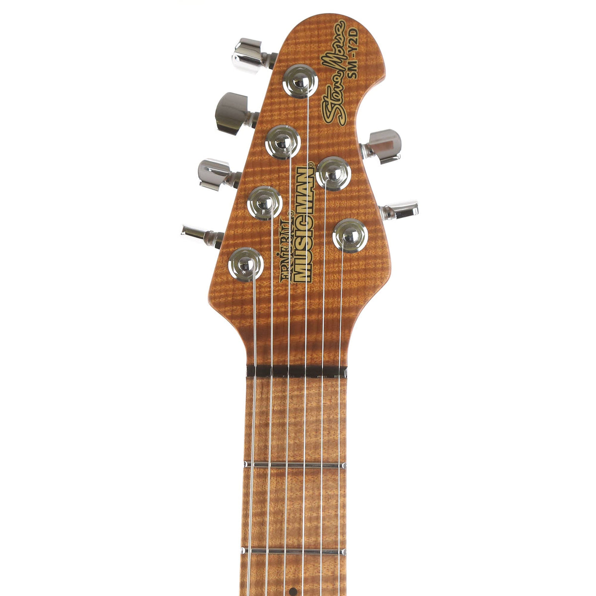 Ernie Ball Music Man Steve Morse Y2D Fuschia Sparkle Music Zoo Exclusive — 4