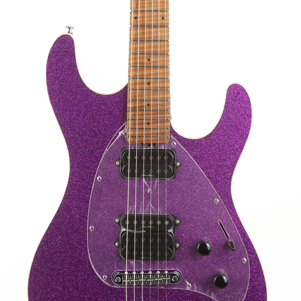 Ernie Ball Music Man Steve Morse Y2D Fuschia Sparkle Music Zoo Exclusive — 6
