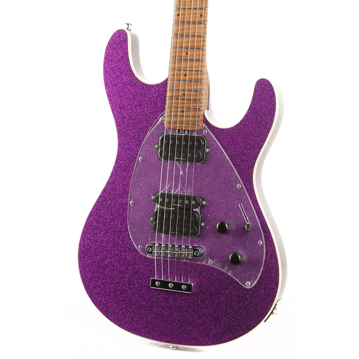 Ernie Ball Music Man Steve Morse Y2D Fuschia Sparkle Music Zoo Exclusive — 7