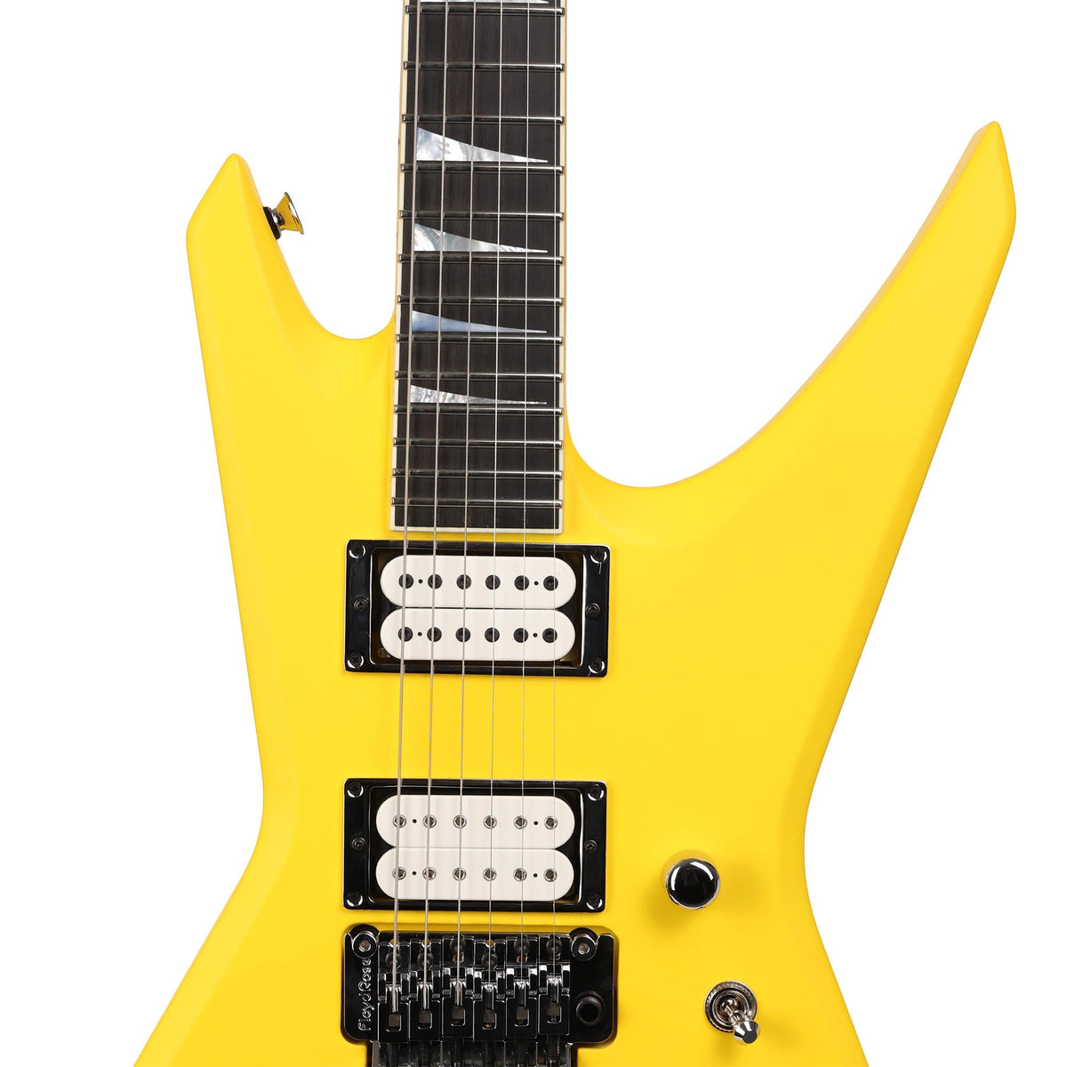 Jackson Custom Shop Warrior Matte Graffiti Yellow — 6