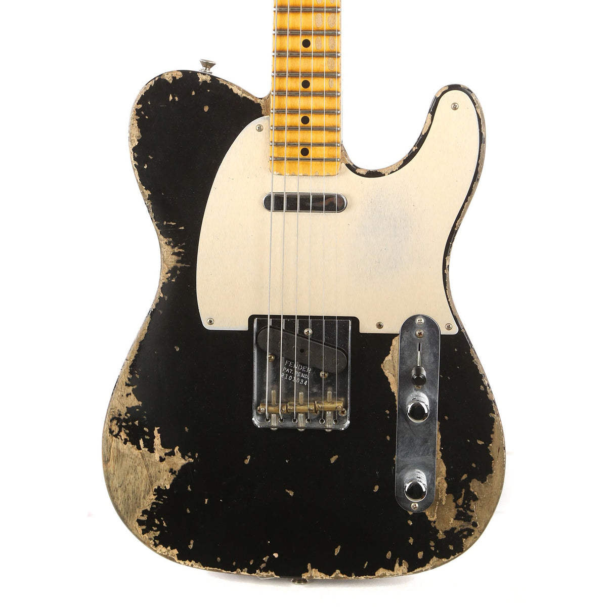 Fender Custom Shop 1952 Telecaster Heavy Relic Black 2019 — 1