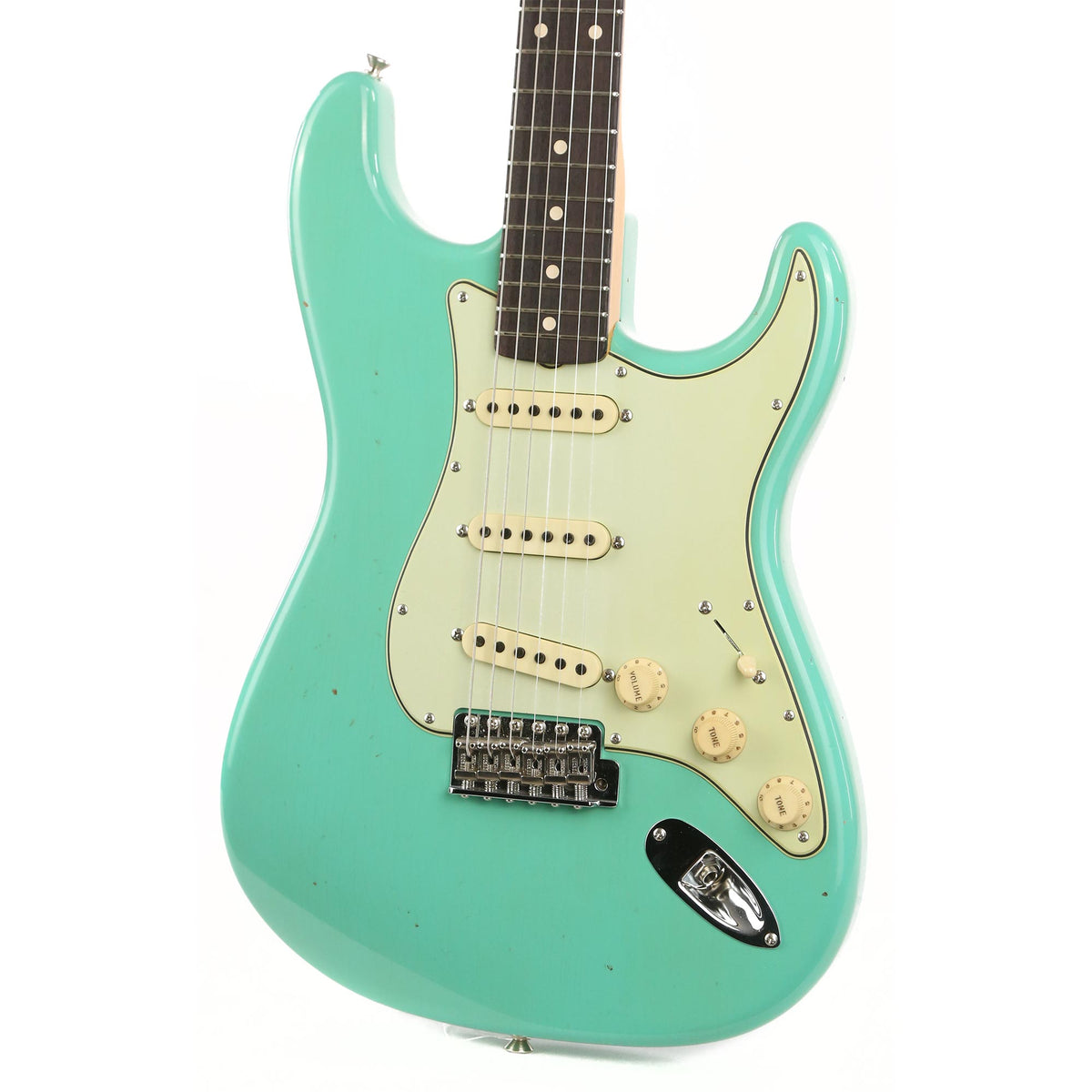 Fender Custom Shop 1960 Stratocaster Journeyman Relic Aged Seafoam Green 2019 — 7
