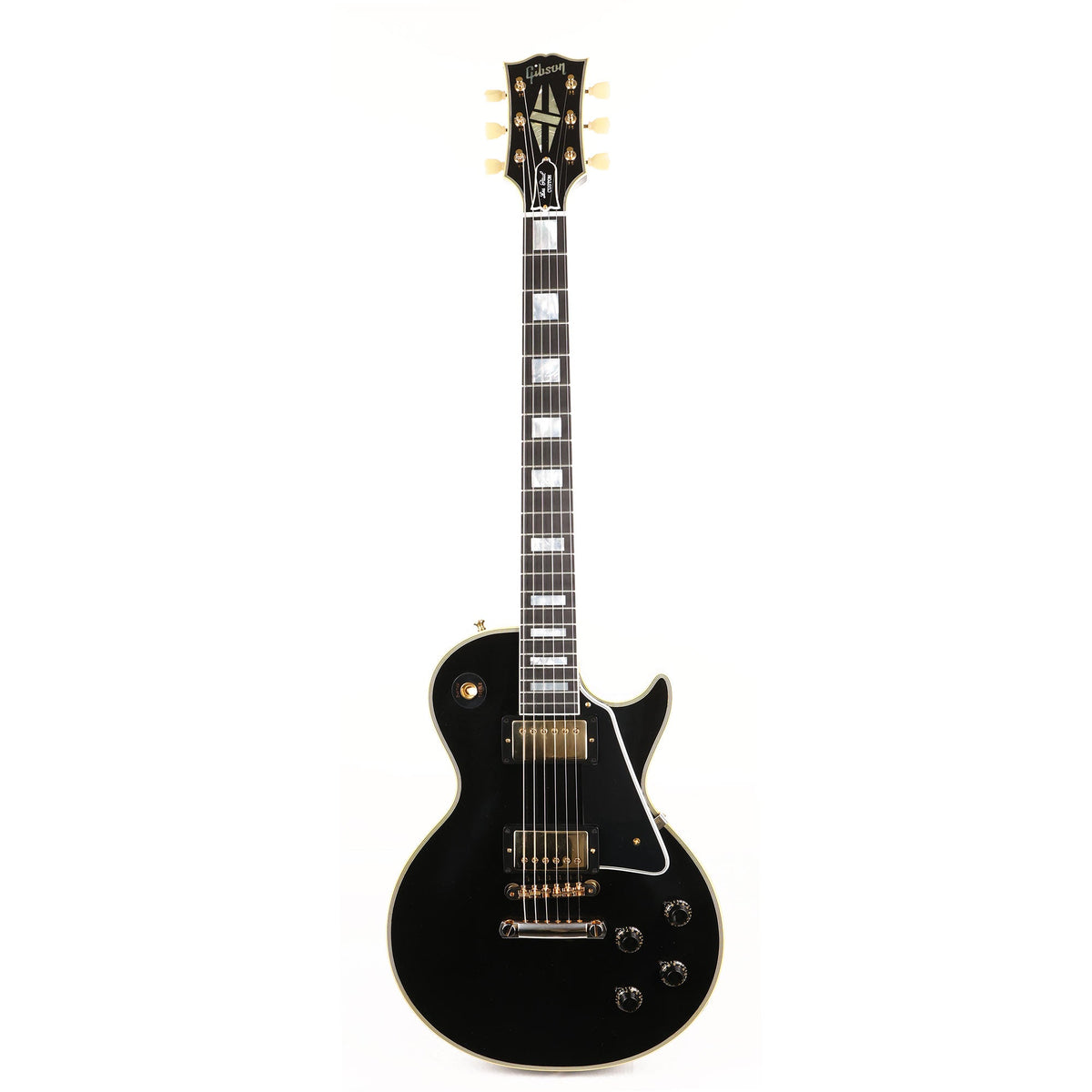 Gibson Custom Shop 1957 Les Paul Custom Reissue 2-Pickup Ultra Light Aged Ebony — 2