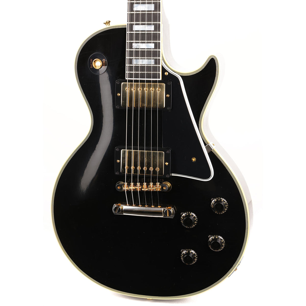 Gibson Custom Shop 1957 Les Paul Custom Reissue 2-Pickup Ultra Light Aged Ebony — 7