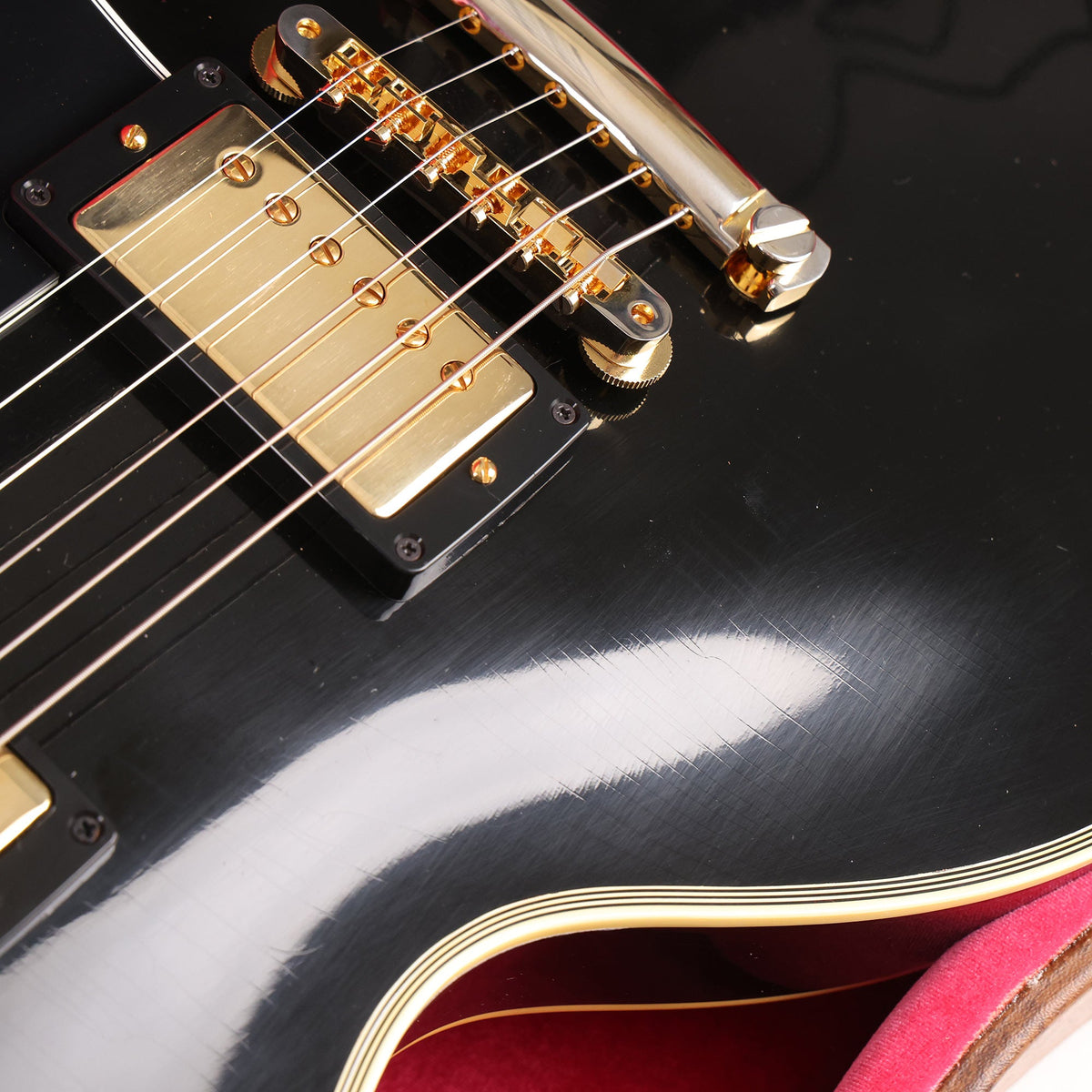 Gibson Custom Shop 1957 Les Paul Custom Reissue 2-Pickup Ultra Light Aged Ebony — 9
