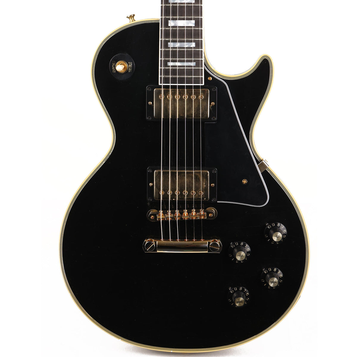 Gibson Custom Shop 1968 Les Paul Custom Reissue Murphy Lab Ultra Light Aged Ebony — 1