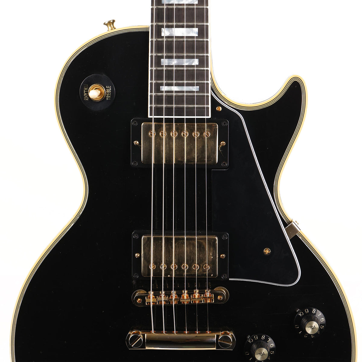 Gibson Custom Shop 1968 Les Paul Custom Reissue Murphy Lab Ultra Light Aged Ebony — 6