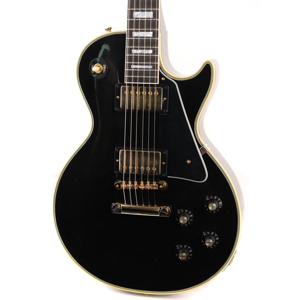 Gibson Custom Shop 1968 Les Paul Custom Reissue Murphy Lab Ultra Light Aged Ebony — 7