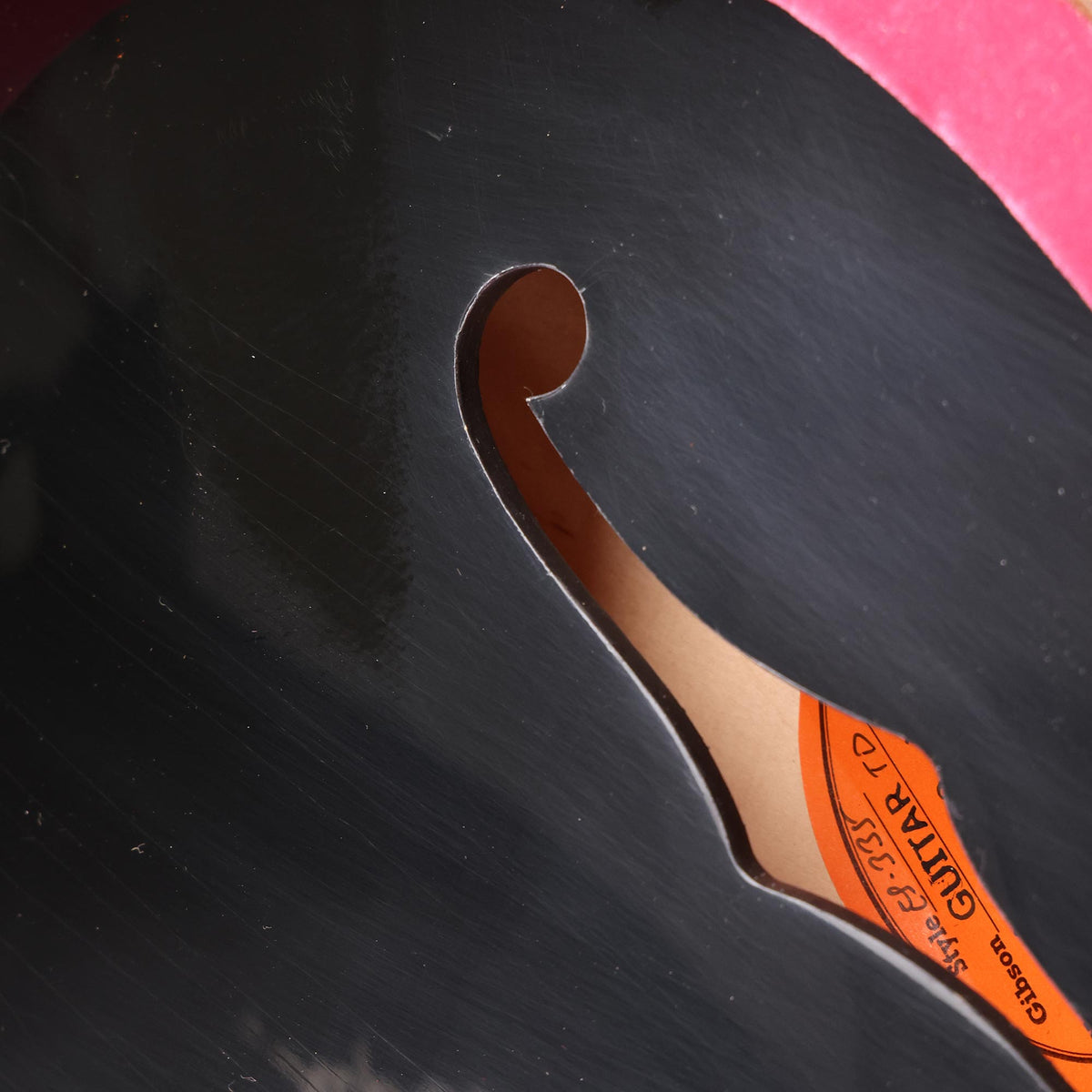 Gibson Custom Shop 1959 ES-335 Reissue Ebony Murphy Lab Ultra Light Aged — 8