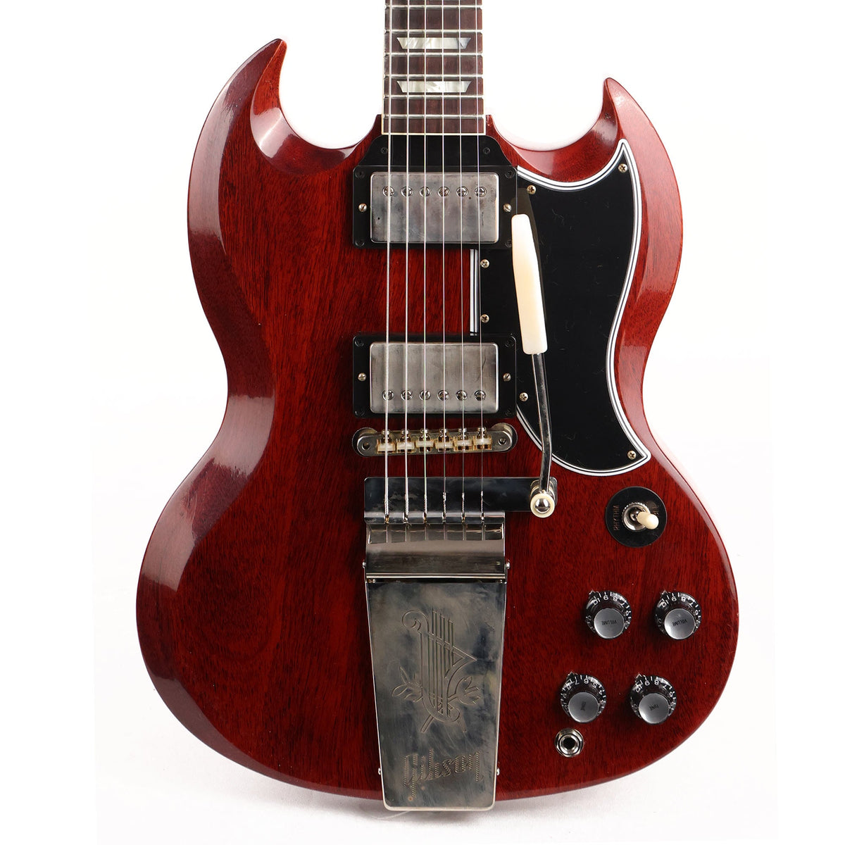 Gibson Custom Shop 1964 SG Standard Reissue Maestro Ultra Light Aged Cherry Red 2022 — 1