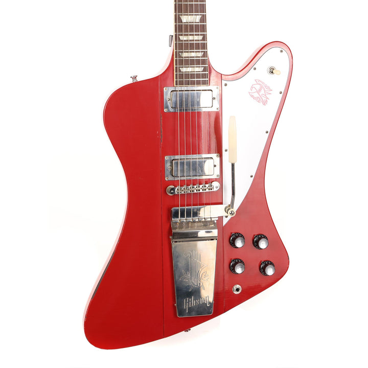 Gibson Custom Shop 1963 Firebird V with Maestro Vibrola Cardinal Red Light Aged