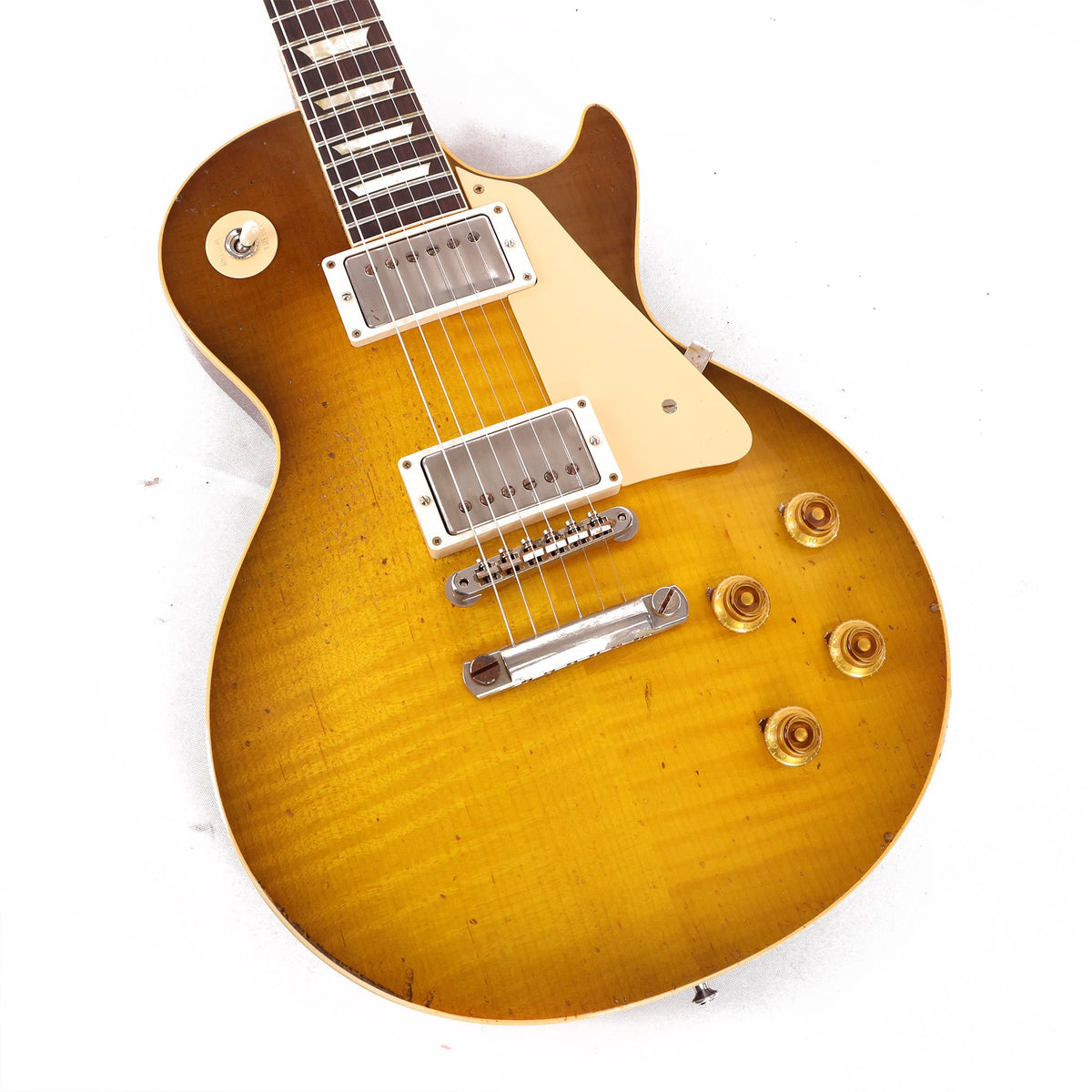 Gibson Custom Shop 1959 Les Paul Reissue Green Lemon Fade Murphy Lab Heavy Aged — 9