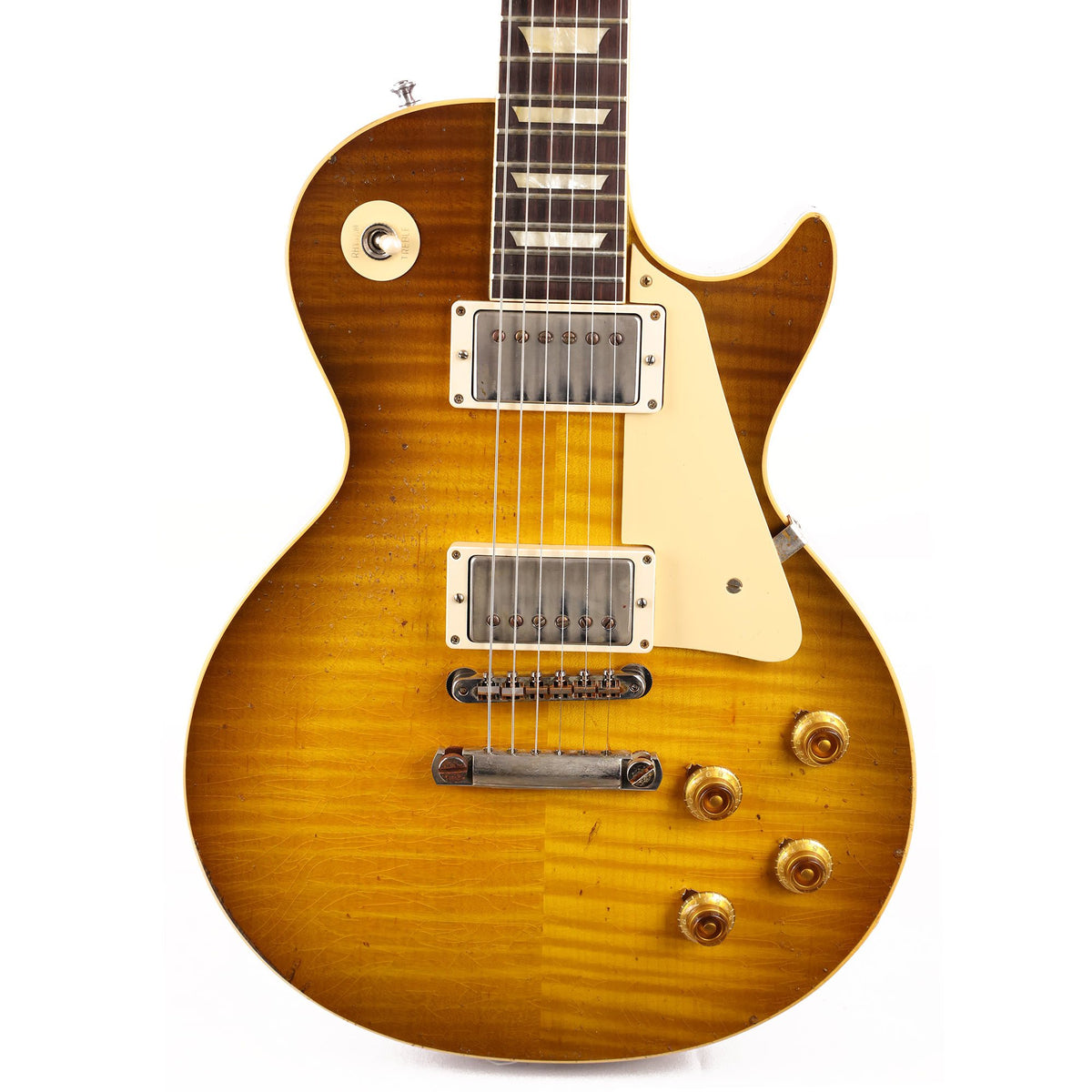 Gibson Custom Shop 1959 Les Paul Reissue Green Lemon Fade Murphy Lab Heavy Aged — 1