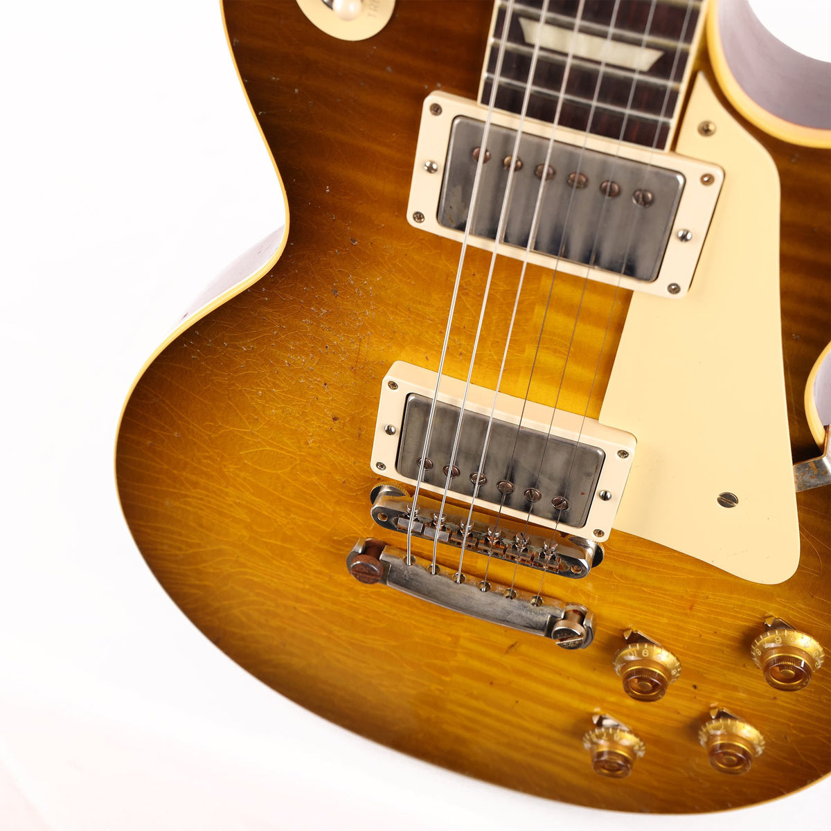 Gibson Custom Shop 1959 Les Paul Reissue Green Lemon Fade Murphy Lab Heavy Aged — 7