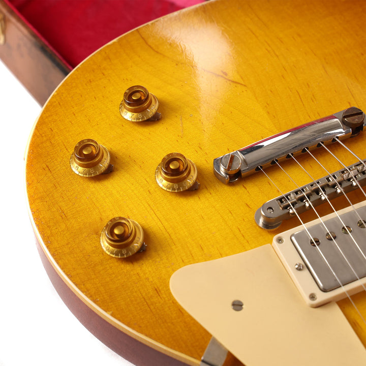 Gibson Custom Shop 1958 Les Paul Reissue Heavy Aged Lemon Burst 2023