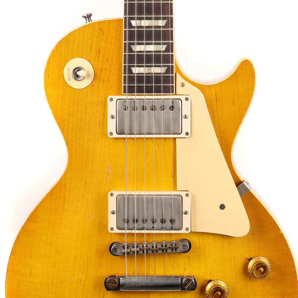 Gibson Custom Shop 1958 Les Paul Reissue Heavy Aged Lemon Burst 2023 — 6
